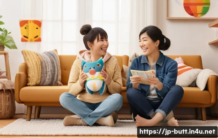 엉덩이탐정 애니메이션 주제가 - **Prompt:** A vibrant and joyful scene of a diverse family, including parents and children of variou...